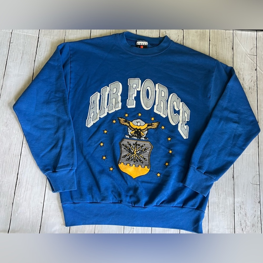 Vintage Air Force Crewneck Sweatshirt Size Large